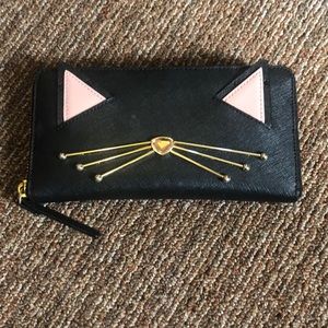 Kate spade cat wallet